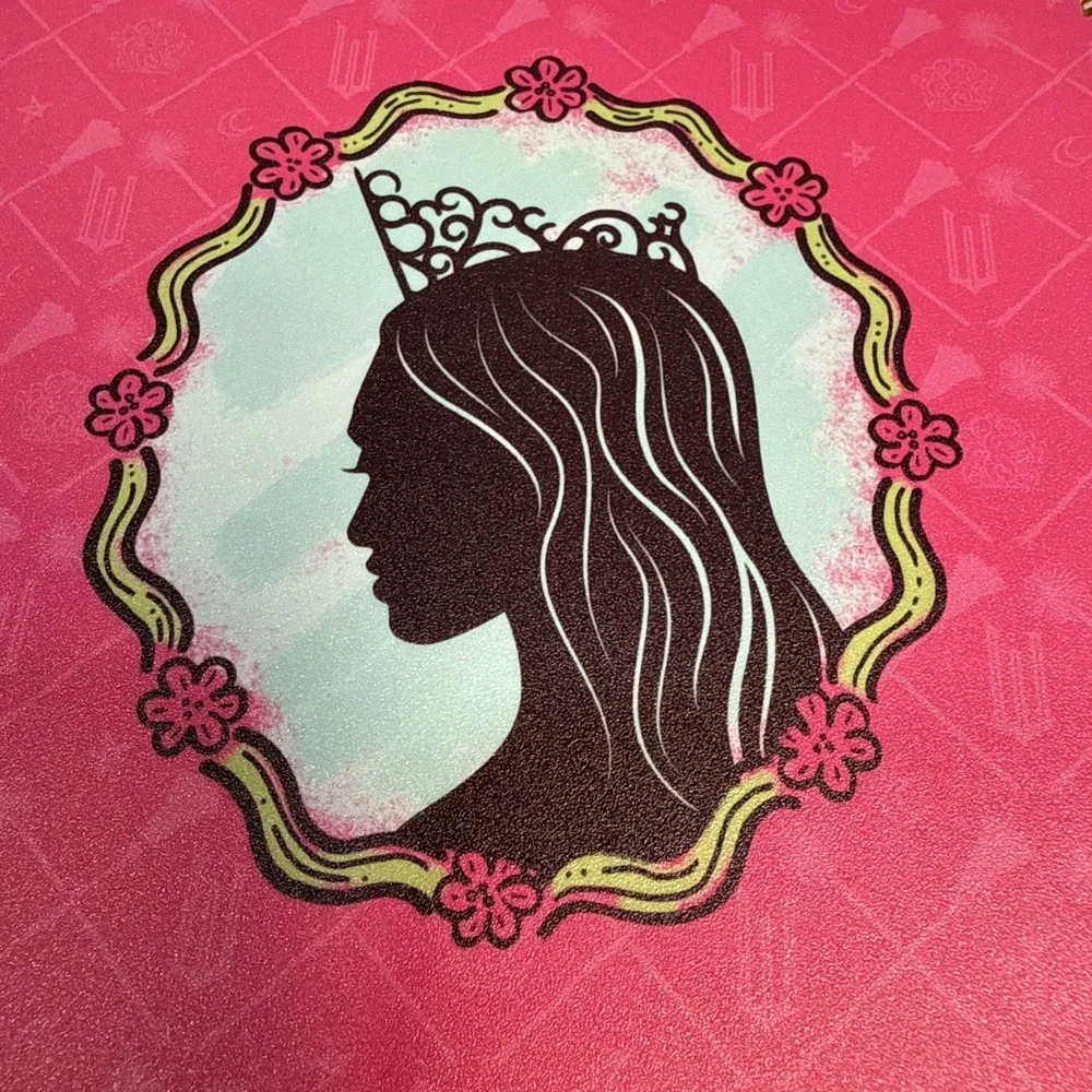 Universal Studios Wicked Glinda Spiral Notebook Tabs Journal Pink 6x9